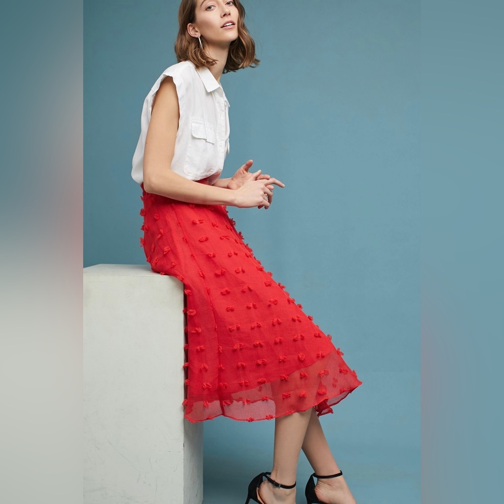 Anthropologie Marlowe Textured Skirt - Style Keepers A-line Skirt